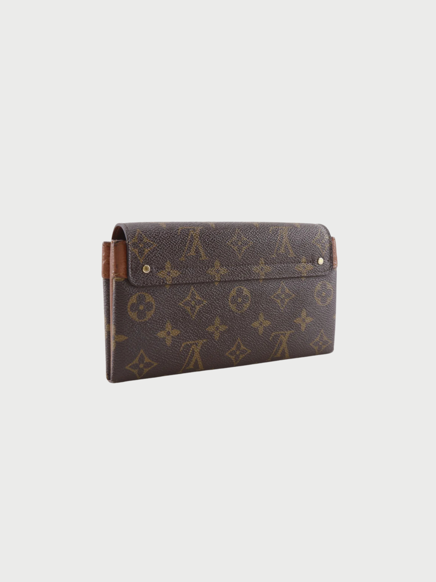 Louis Vuitton 2012 Brown Monogram Canvas Portefeuille Elysee Wallet