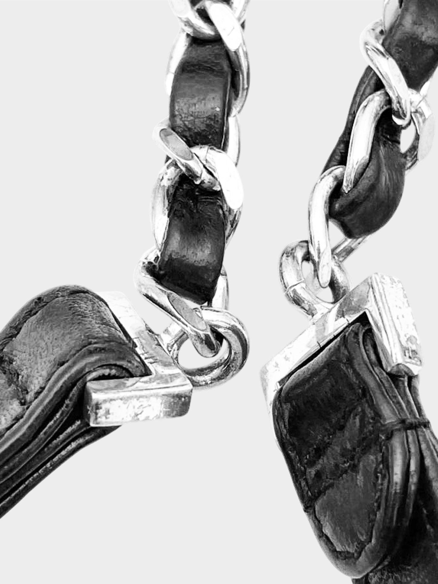 Chanel 1997 Black Lambskin Leather Backpack