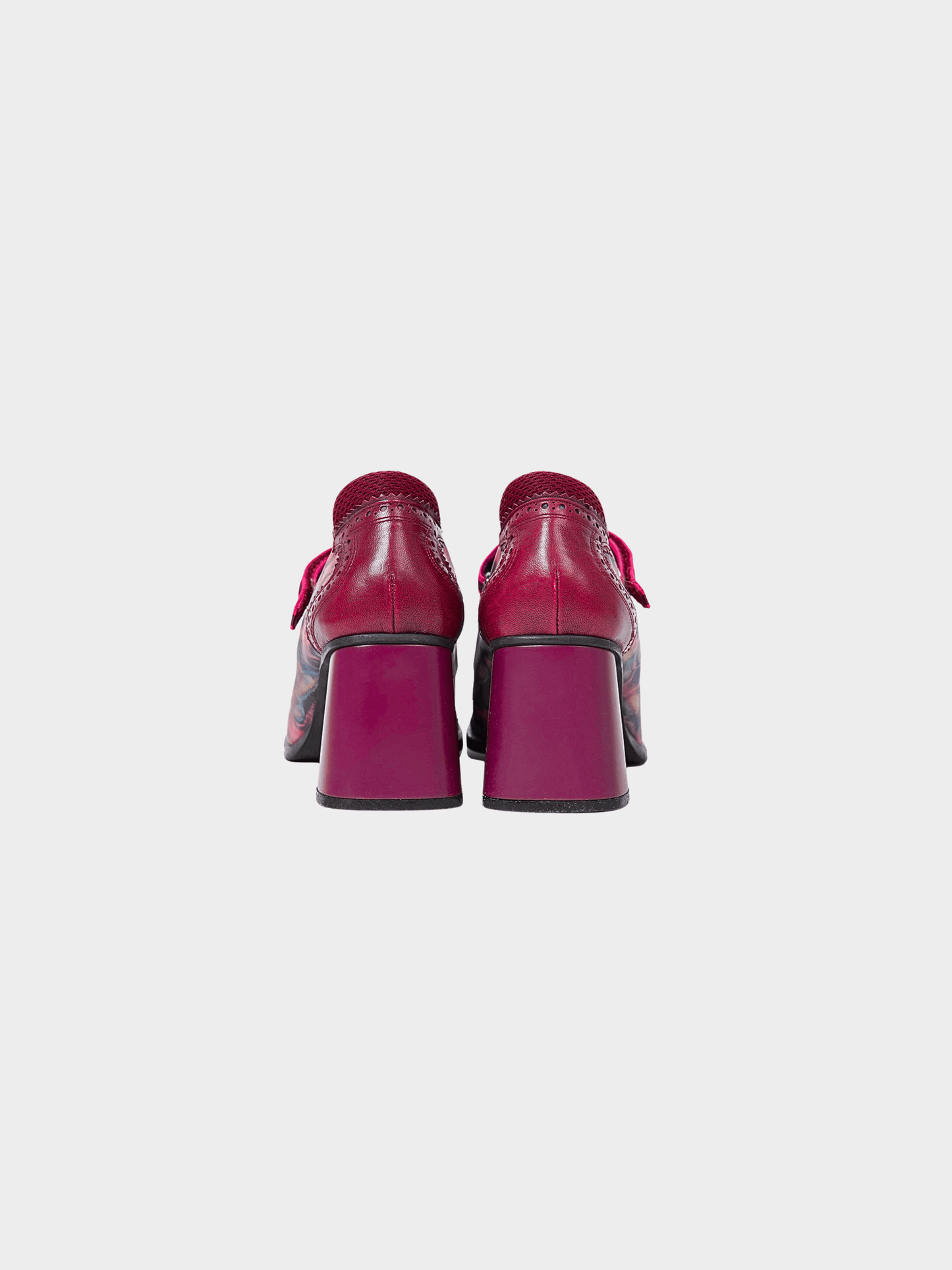 Miu Miu FW 1999 Multicoloured Leather Hologram Heels