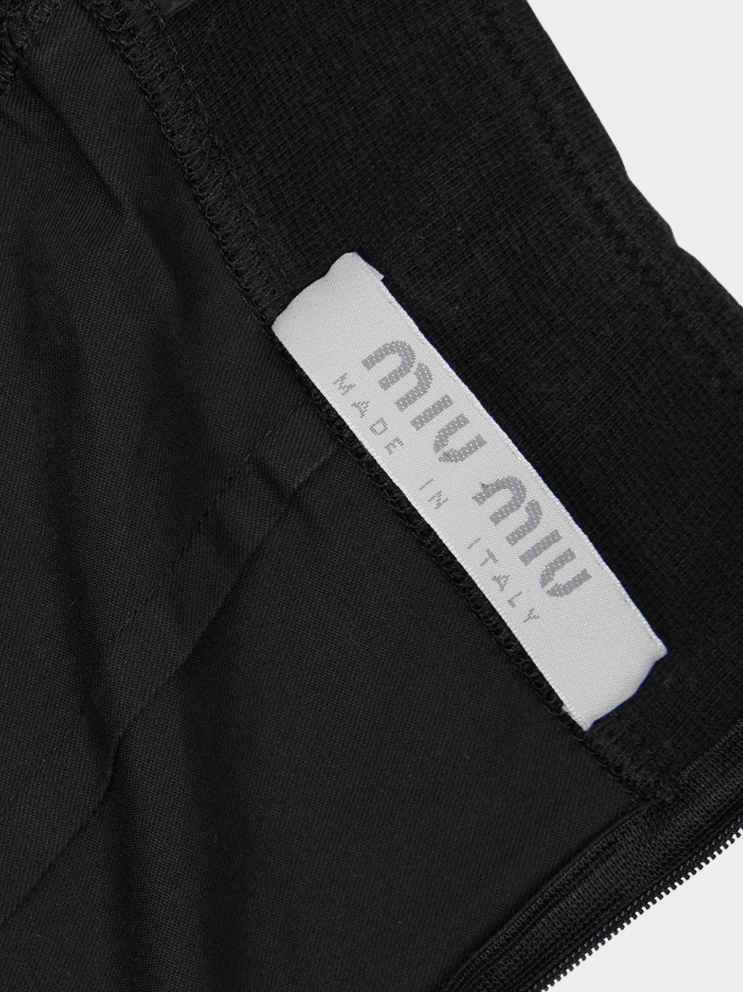 Miu Miu SS 1998 Mini Cotton Black Dress