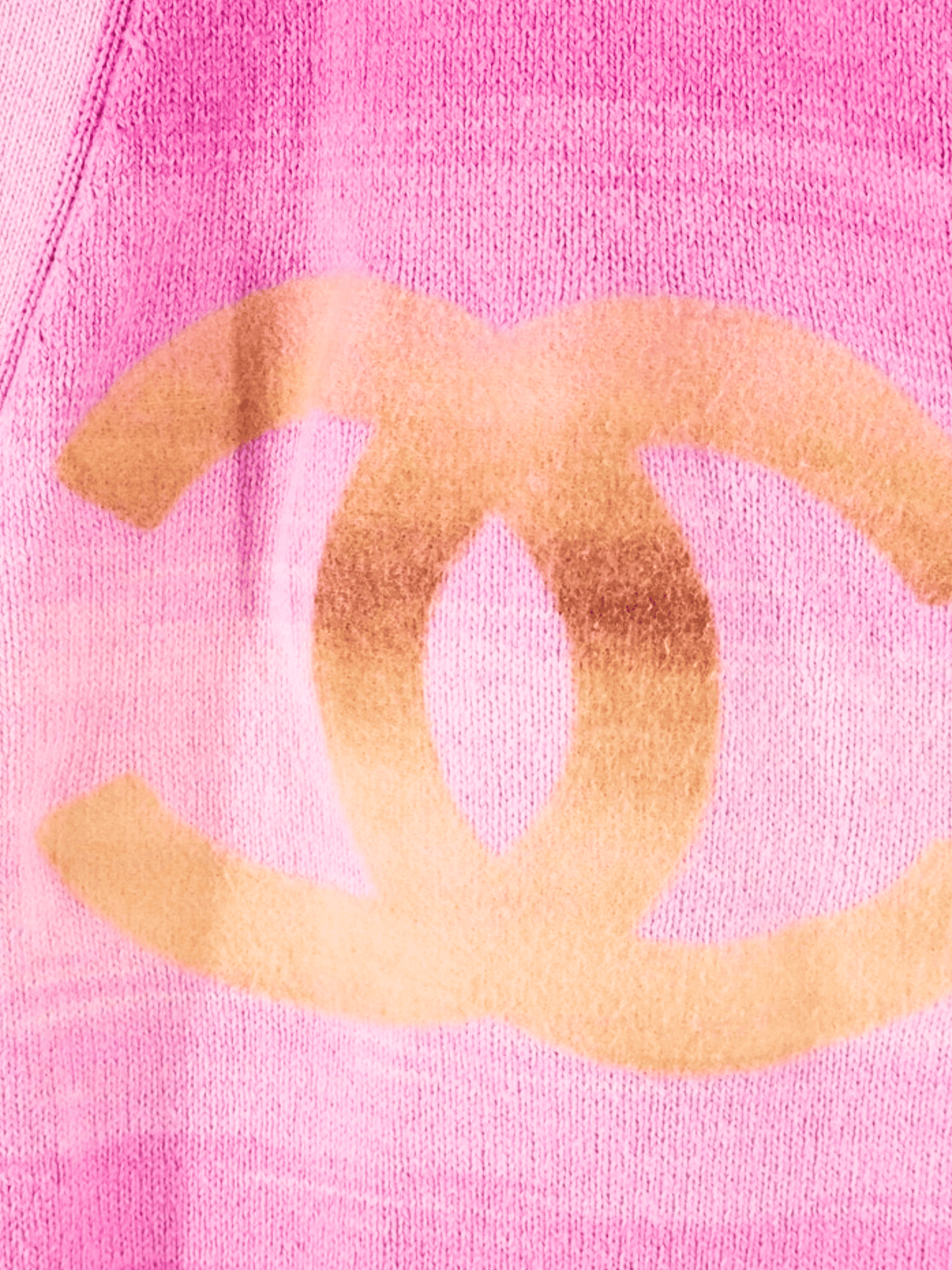 Chanel Cruise 2024 Pink Ombre Cashmere Cardigan