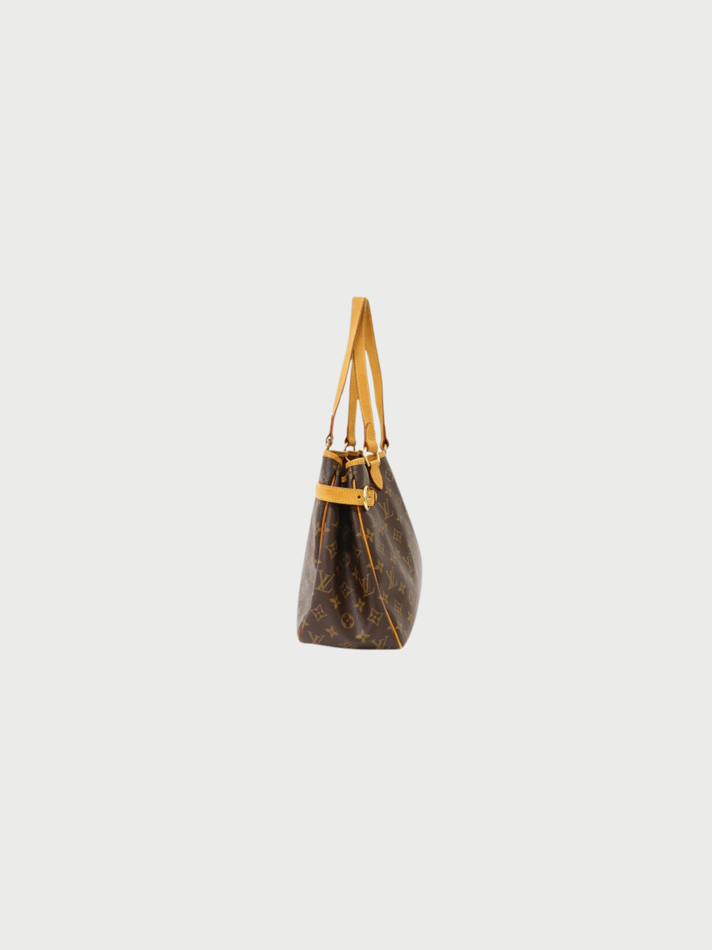 Louis Vuitton 2006 Brown Monogram PVC Leather Batignolles Horizontal Bag