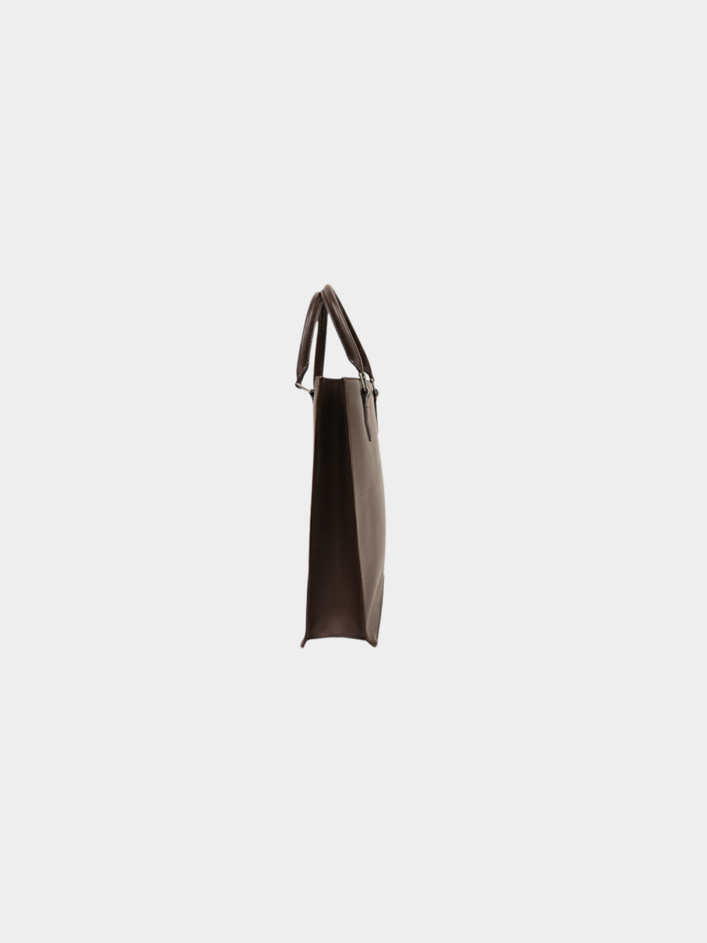 Louis Vuitton 2000s Mocha Epi Sac Plat Tote Bag