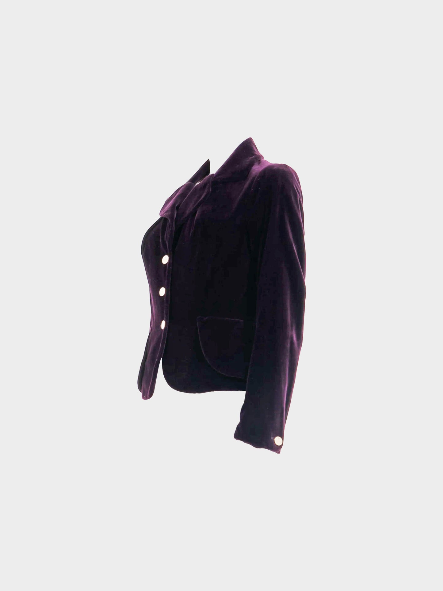 Vivienne Westwood FW 1992 Dark Purple Velvet ‘Bettina’ Peplum Jacket