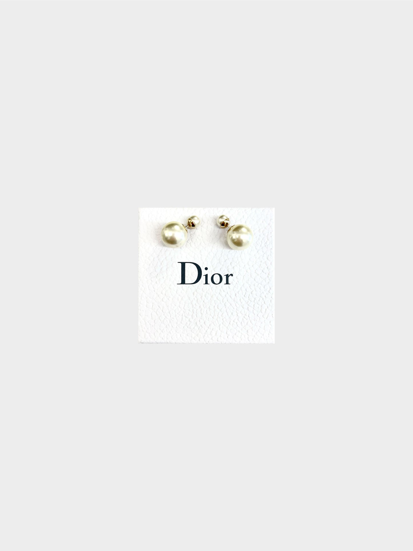 Christian Dior 2010s Tribales Faux Pearl Earrings