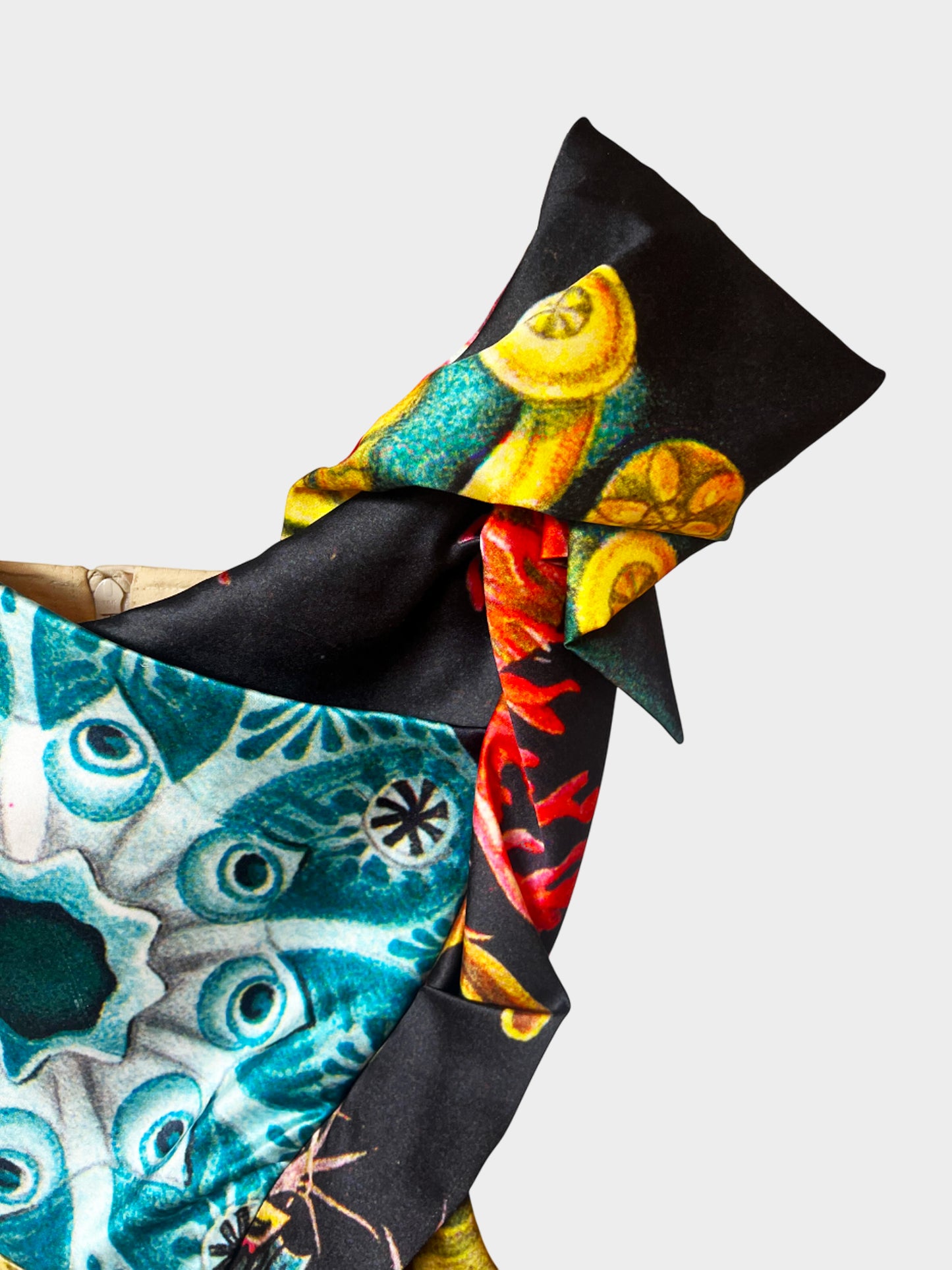Vivienne Westwood 2010s Multicolor Printed Corset Dress