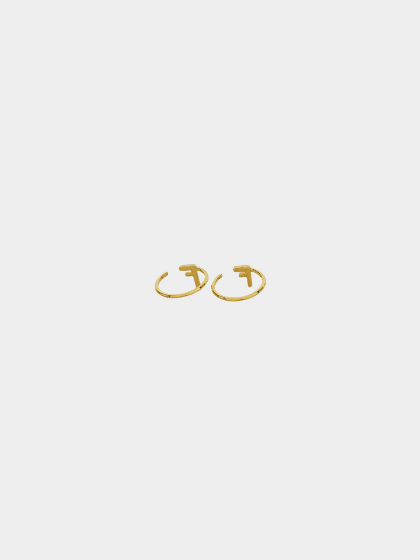 Fendi 2000s Gold FF Ring
