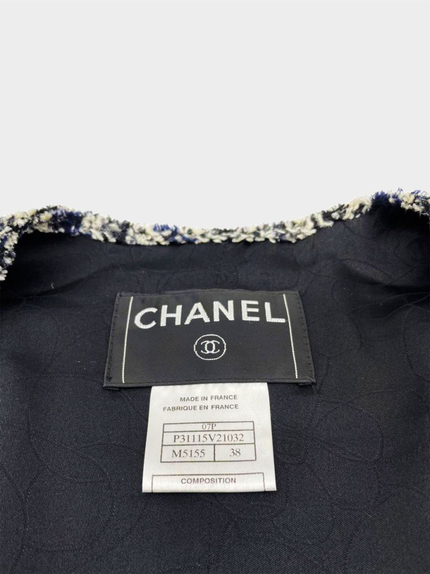 Chanel SS 2007 Houndstooth Tweed Set
