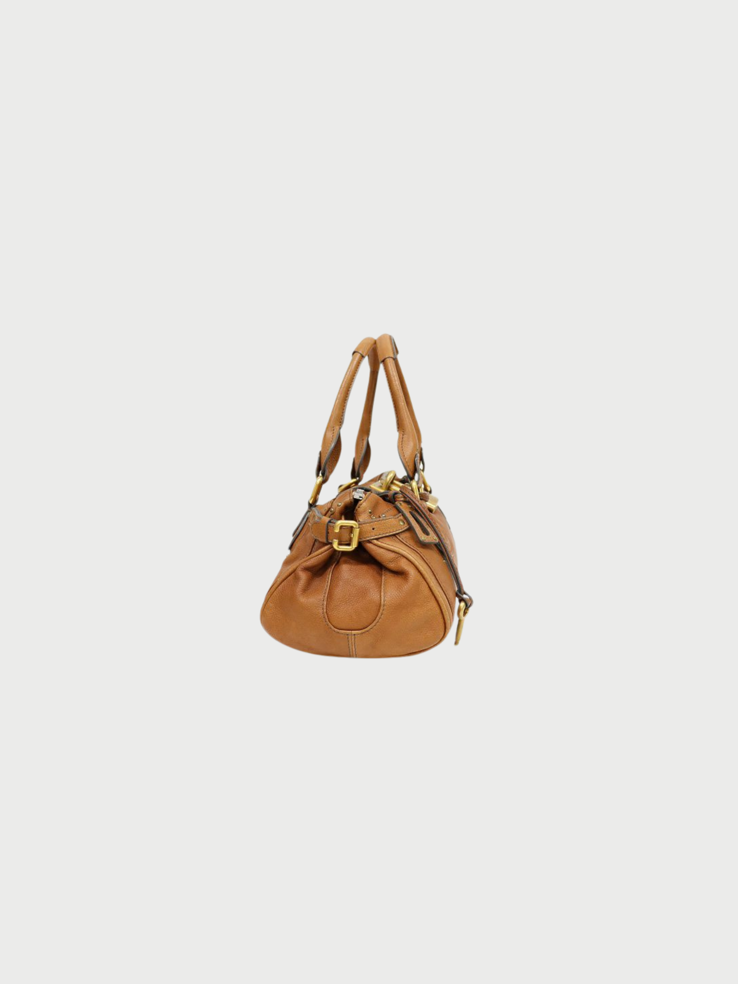 Chloé 2000s Brown Leather Paddington Bag