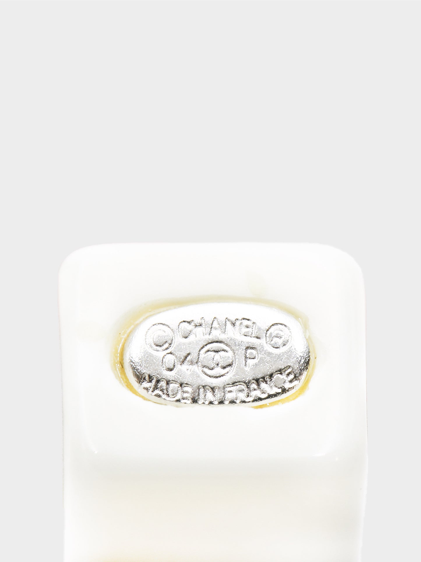 Chanel Spring 2004 CC Clover Drop Earrings