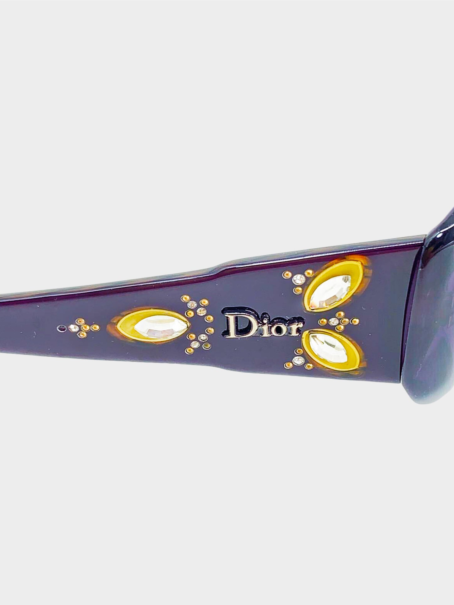 Christian Dior 2010s Purple Ethnidior Sunglasses