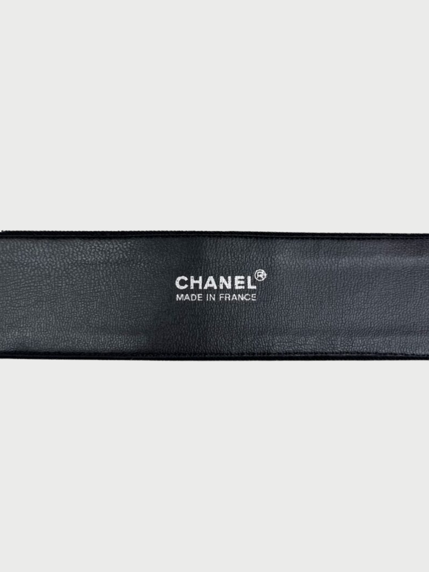 Chanel 1992 Black Wool Double Breasted Belted Jacket