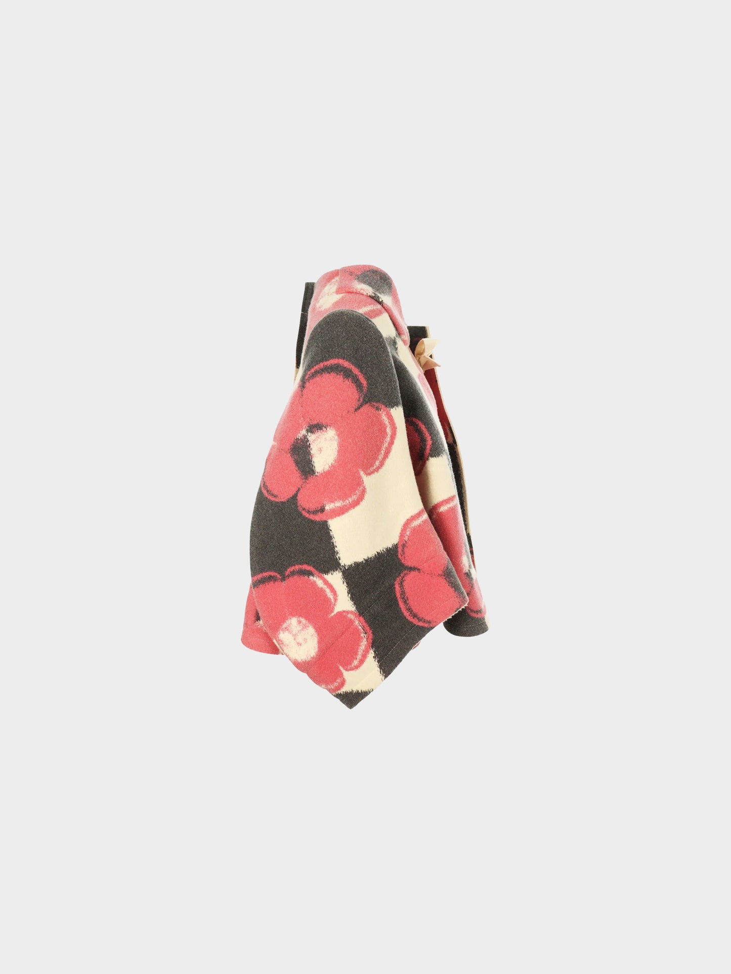 Comme des Garçons FW 2012 Runway Grey and Pink Floral Jacket