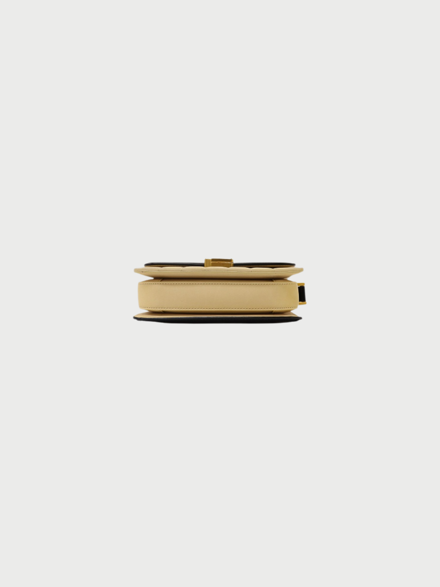 Yves Saint Laurent 2023 Beige Black Nubuck Solferino Small Bag