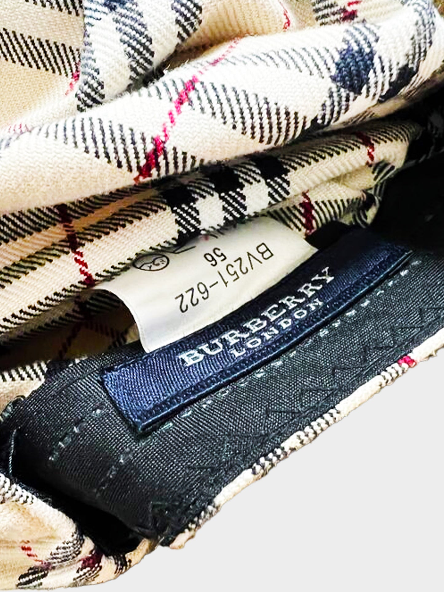 Burberry 2000s Novacheck Cotton Casquette