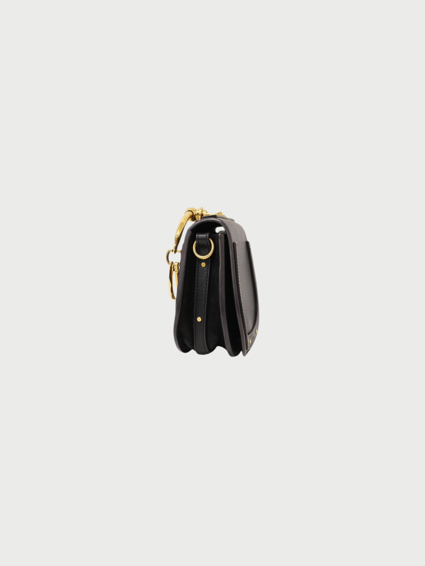 Chloé 2010s Black Leather Nile 2Way Bag