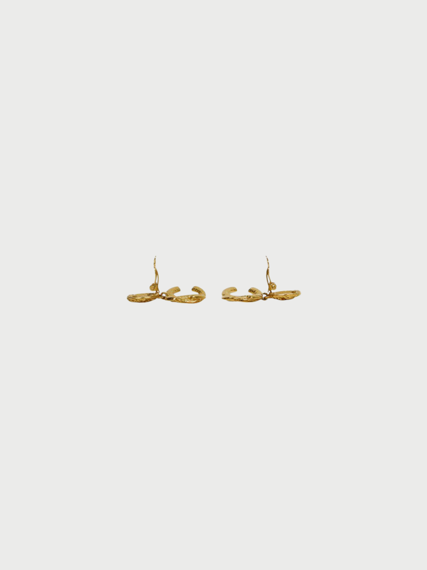 Chanel 2000s Gold COCO Earrings