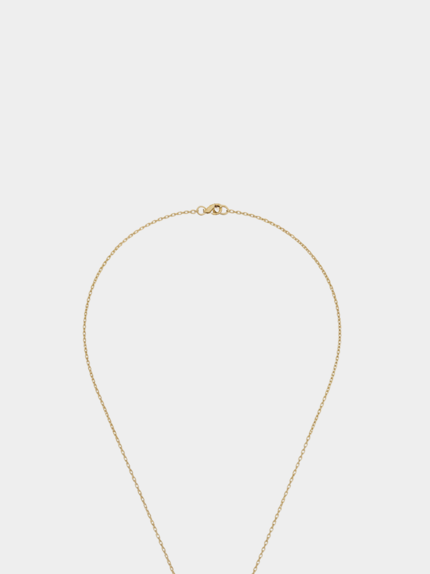 Hermès 2000s White Gold Pop H Necklace