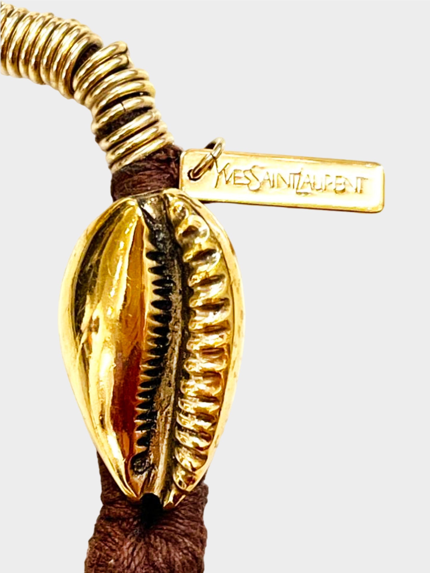 Yves Saint Laurent 2010s Agate Runway Necklace