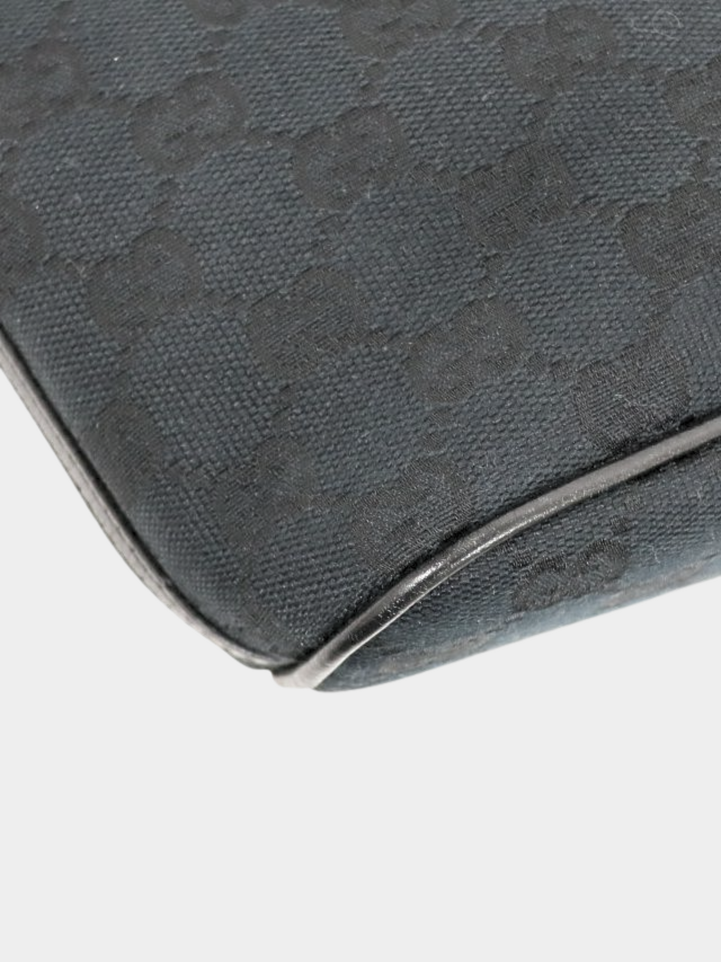 Gucci 2000s Black Monogram Handbag