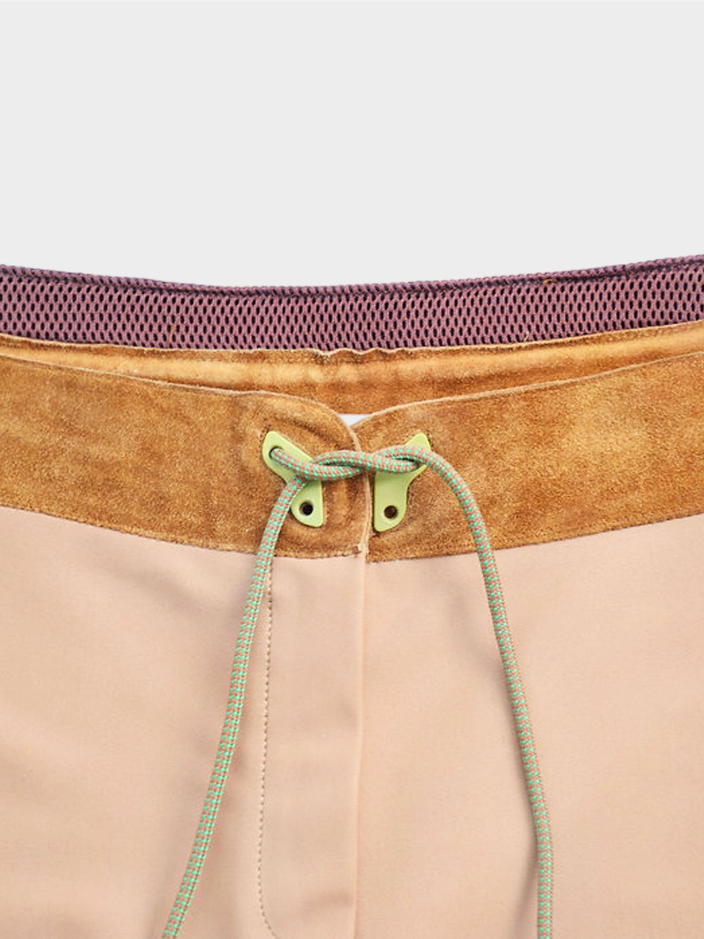 Miu Miu FW 1999 Rare Beige Nylon and Suede Pants