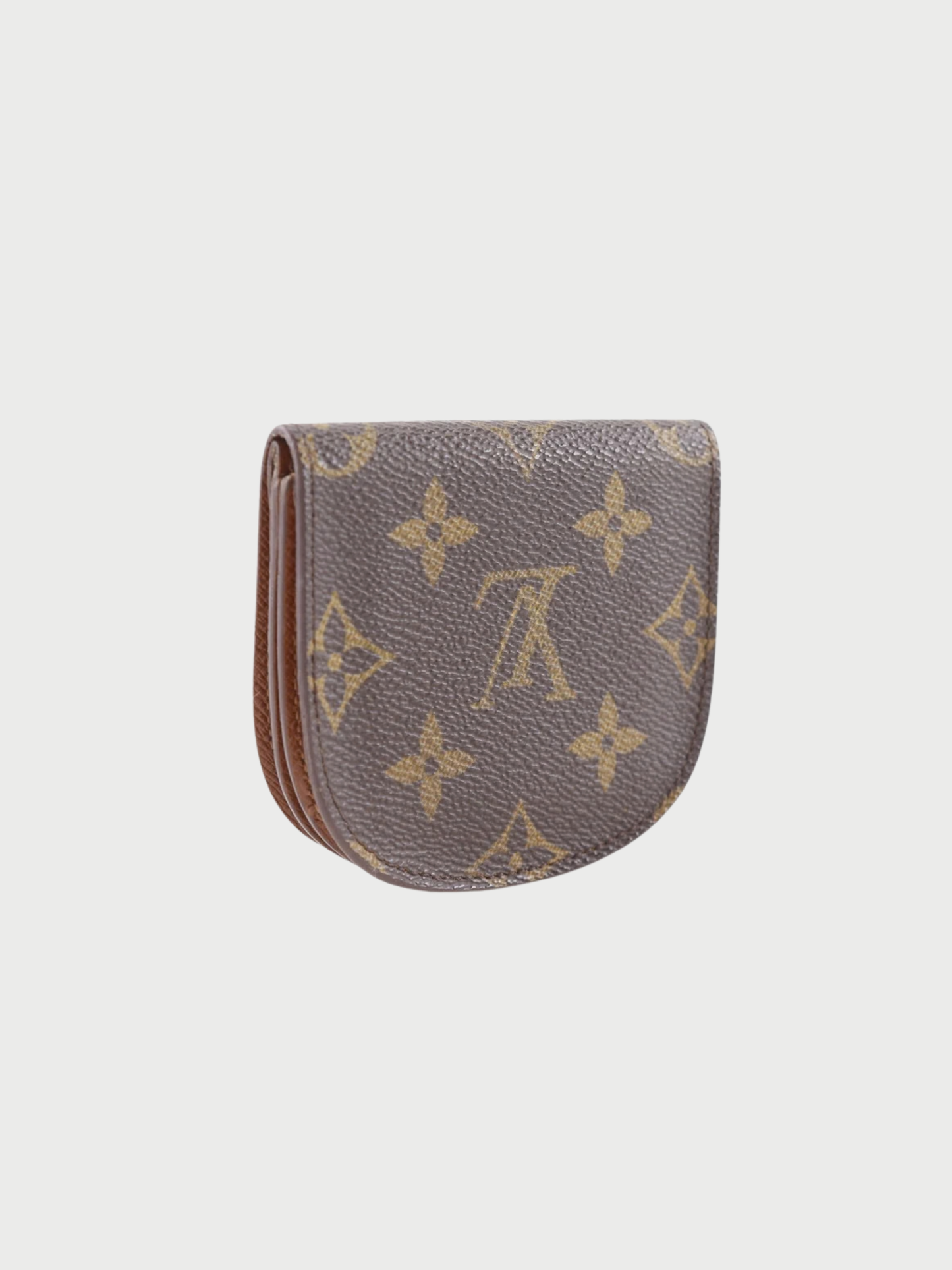 Louis Vuitton 1999 Brown Monogram Canvas Portomone Guze Coin Purse