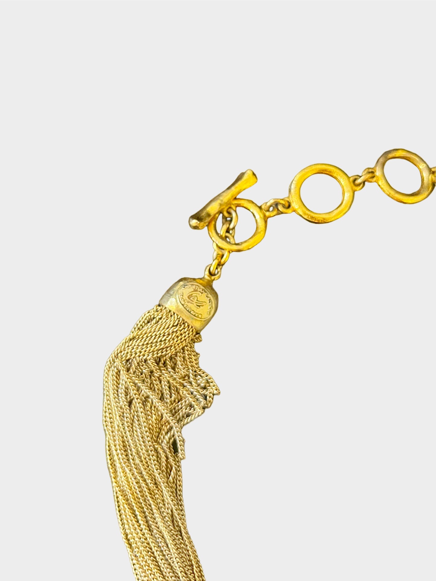 Christian Lacroix 1980s Multi-Charm Hanger Multi Chain Necklace