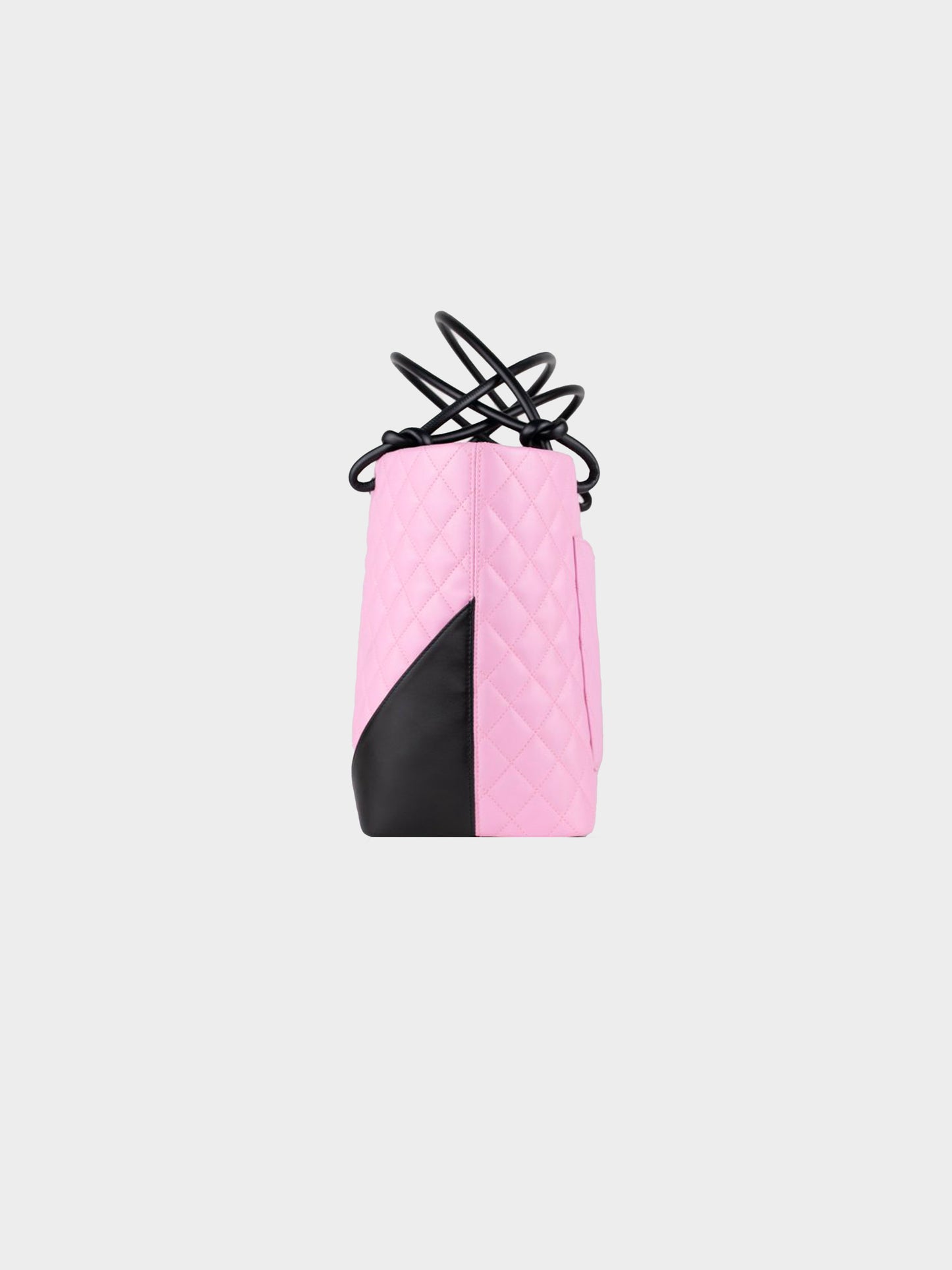 Chanel SS 2004 Pink Cambon Logo Tote