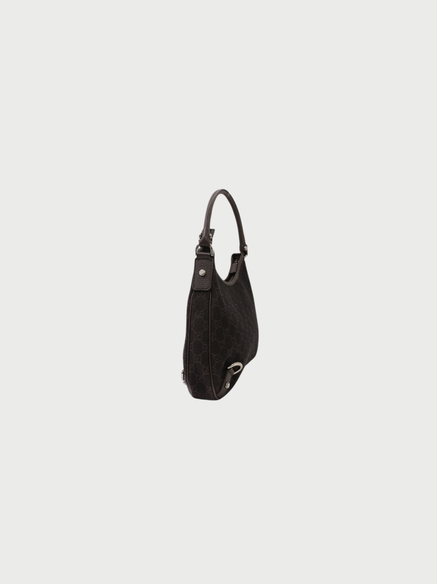 Gucci 2000s Brown GG Canvas Abbey One-Shoulder Bag