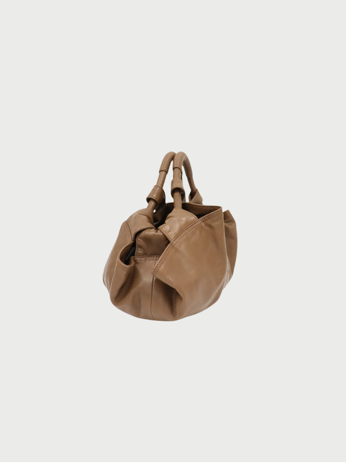 Loewe 2000s Brown Leather Nappa Aire Bag