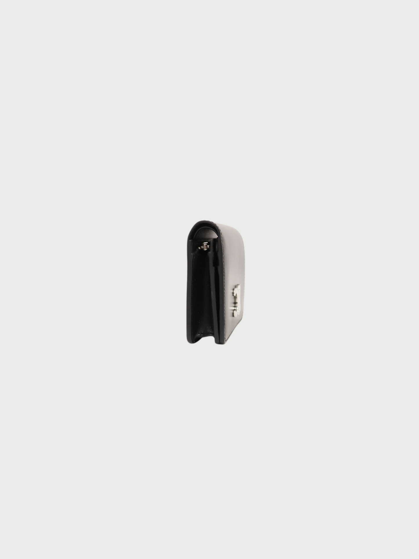 Celine 2020s Black Leather Compact Wallet