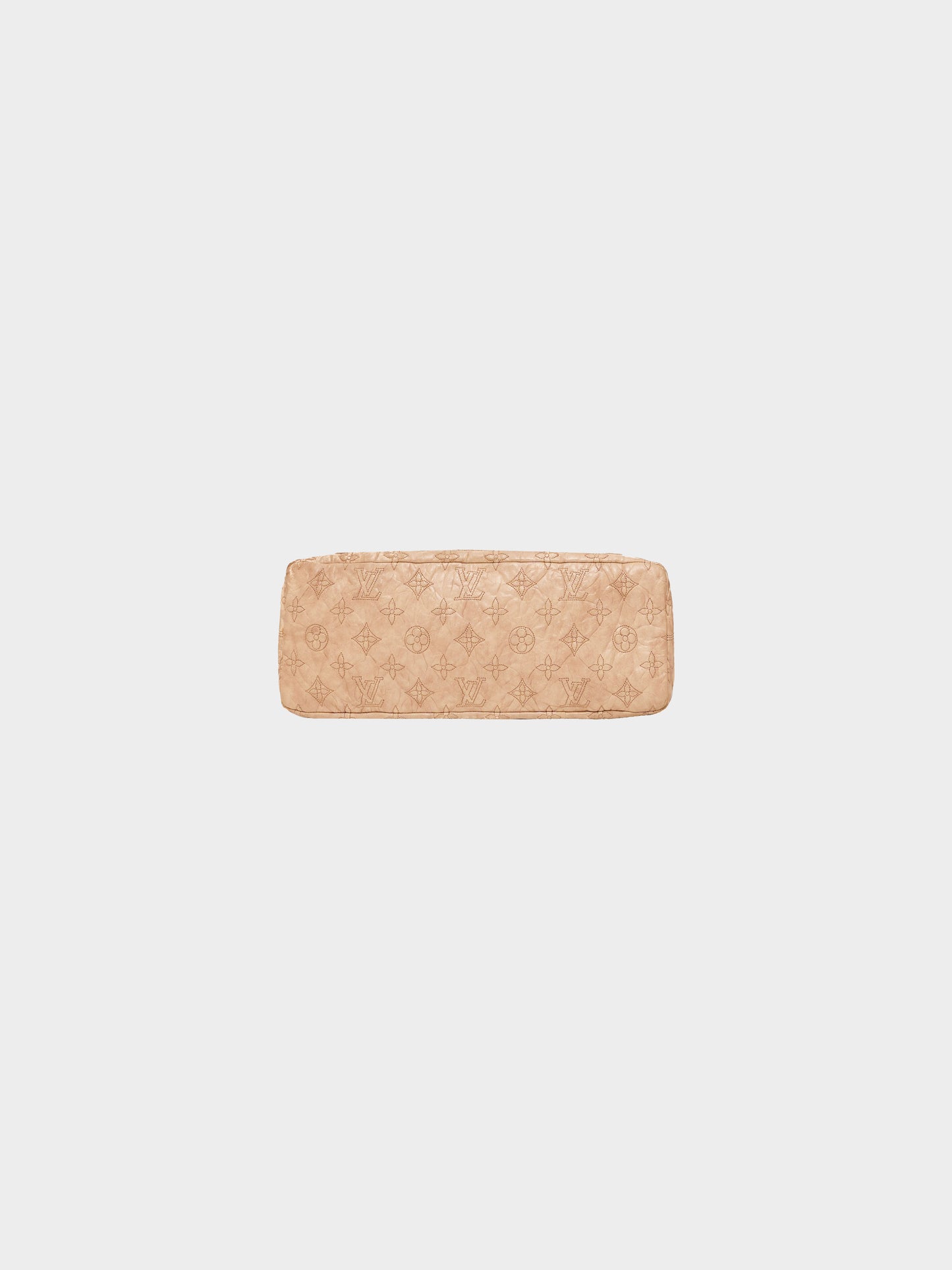 Louis Vuitton SS 2007 Limited Edition Beige Leather Monogram Olympe Stratus PM Bag