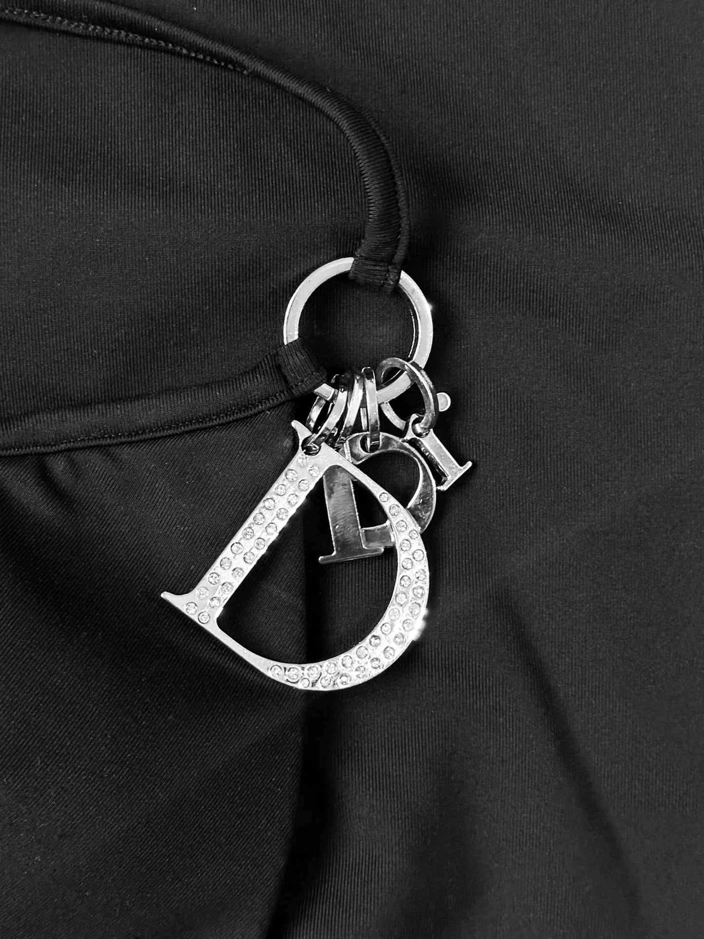 Christian Dior by John Galliano 2000s Black Dior Charm Swimsuit