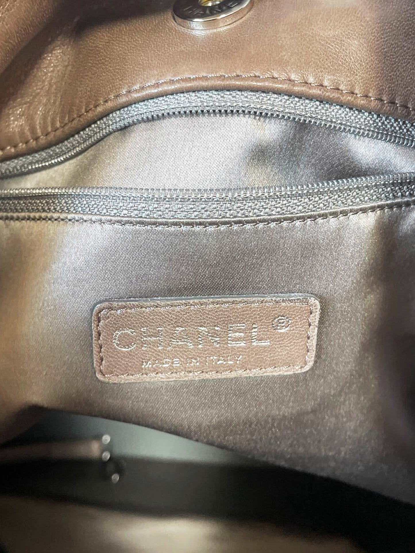 Chanel FW 2007 Brown  Patchwork Tote Bag