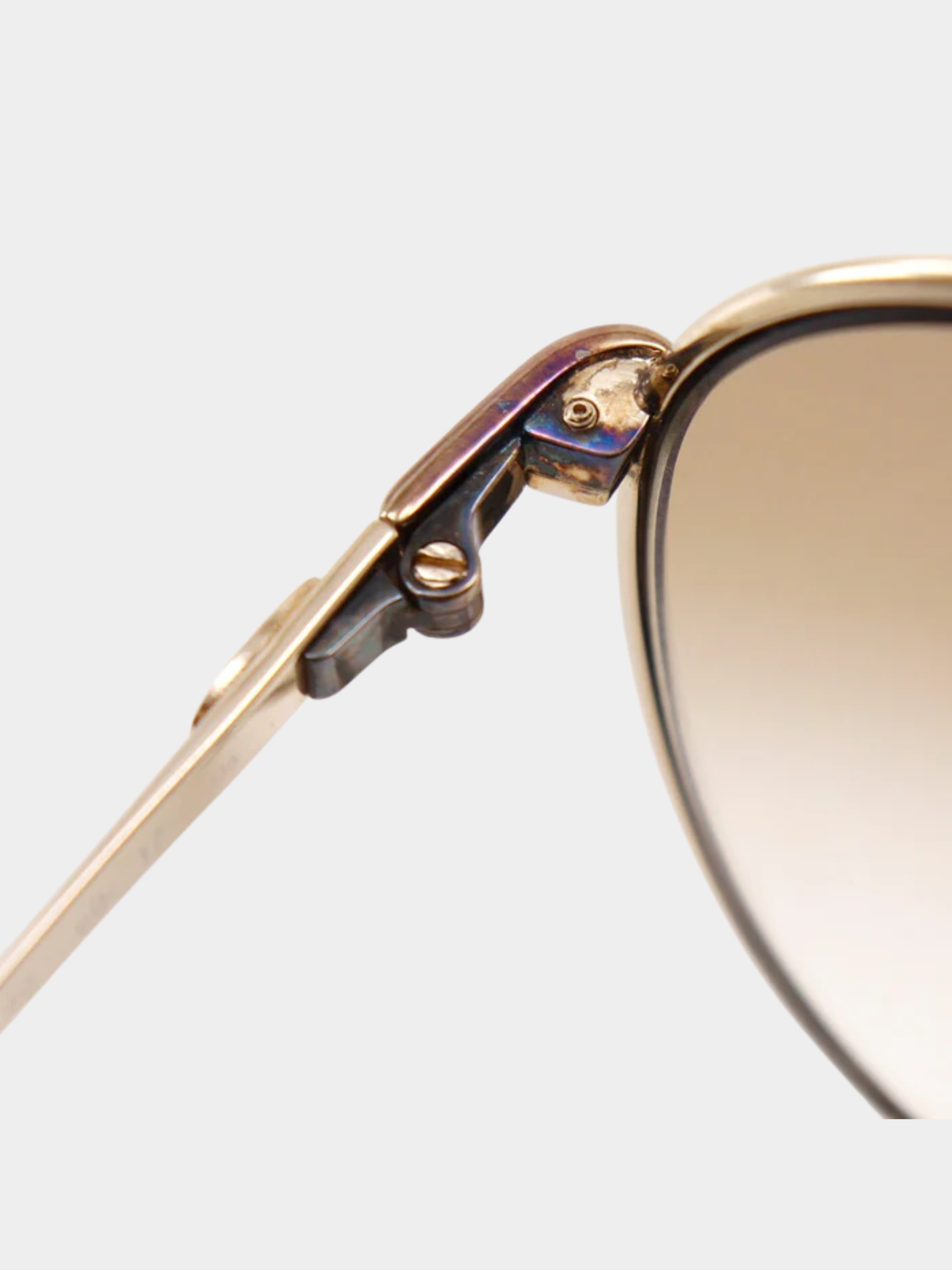 Christian Dior 1980s Gold Plated Teardrop Sunglasses 2248
