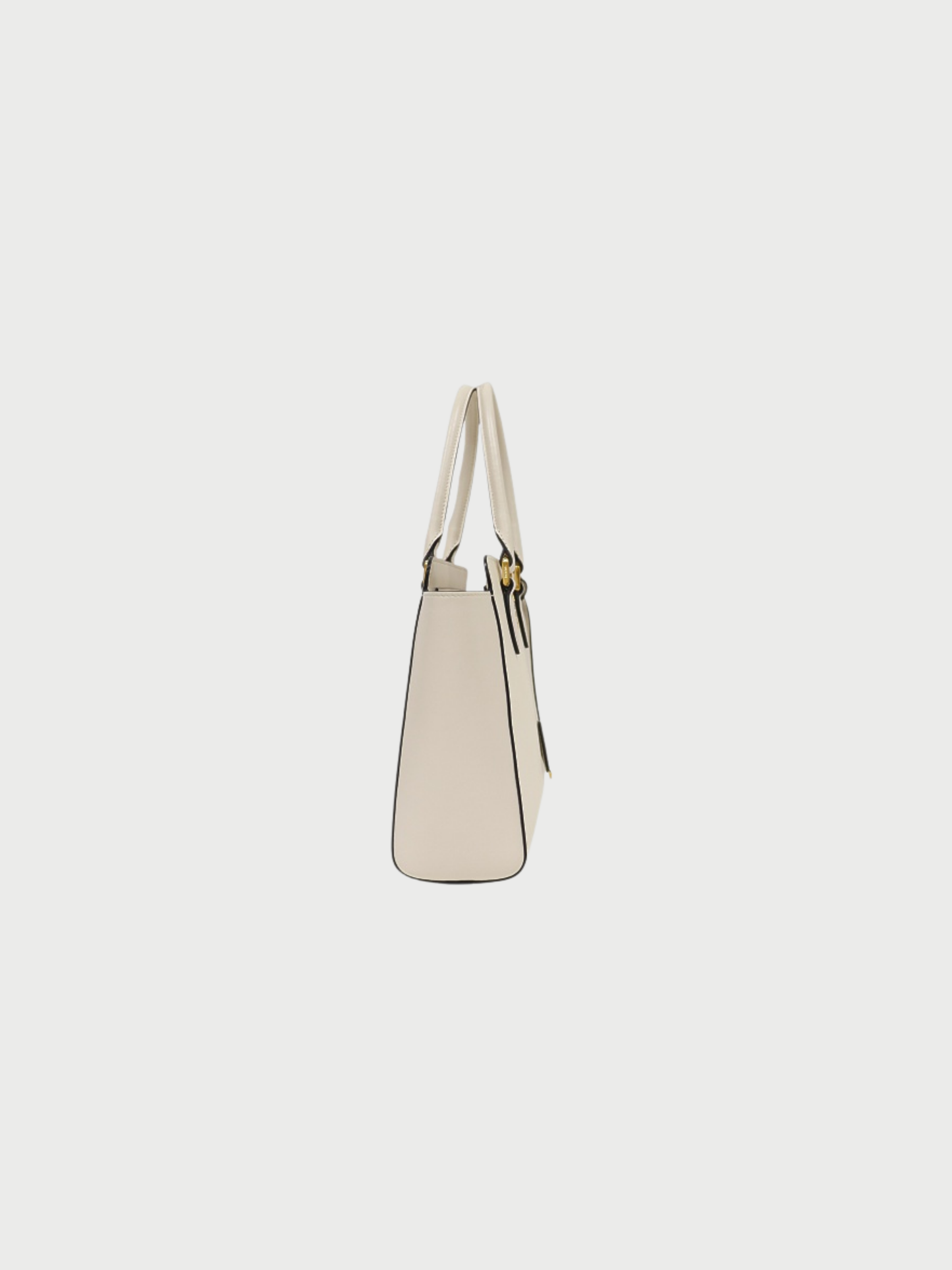 Prada 2010s White Saffiano Leather Logo Hardware 2Way Bag