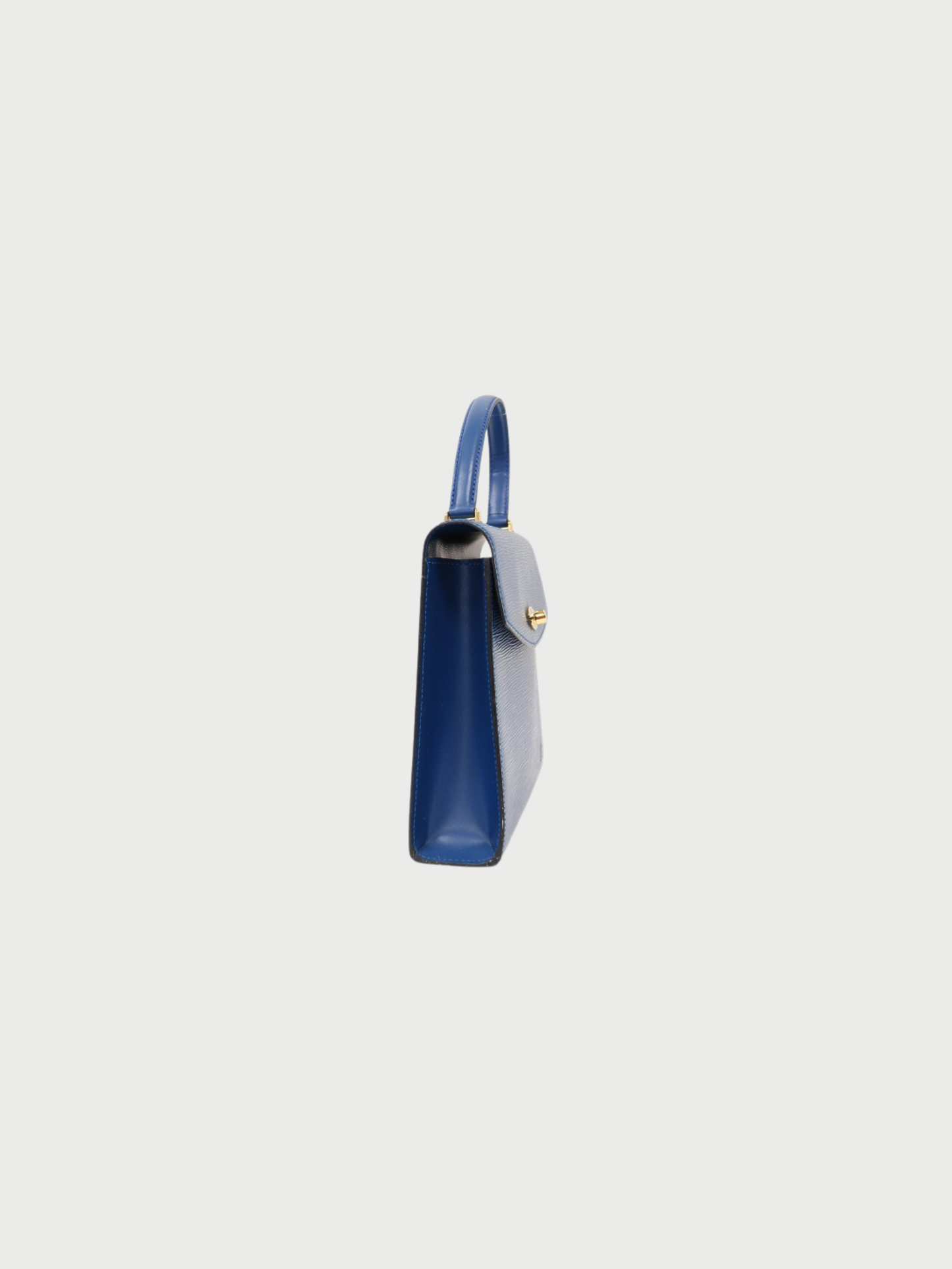 Louis Vuitton 1996 Toledo Blue Epi Leather Malesherbes Bag