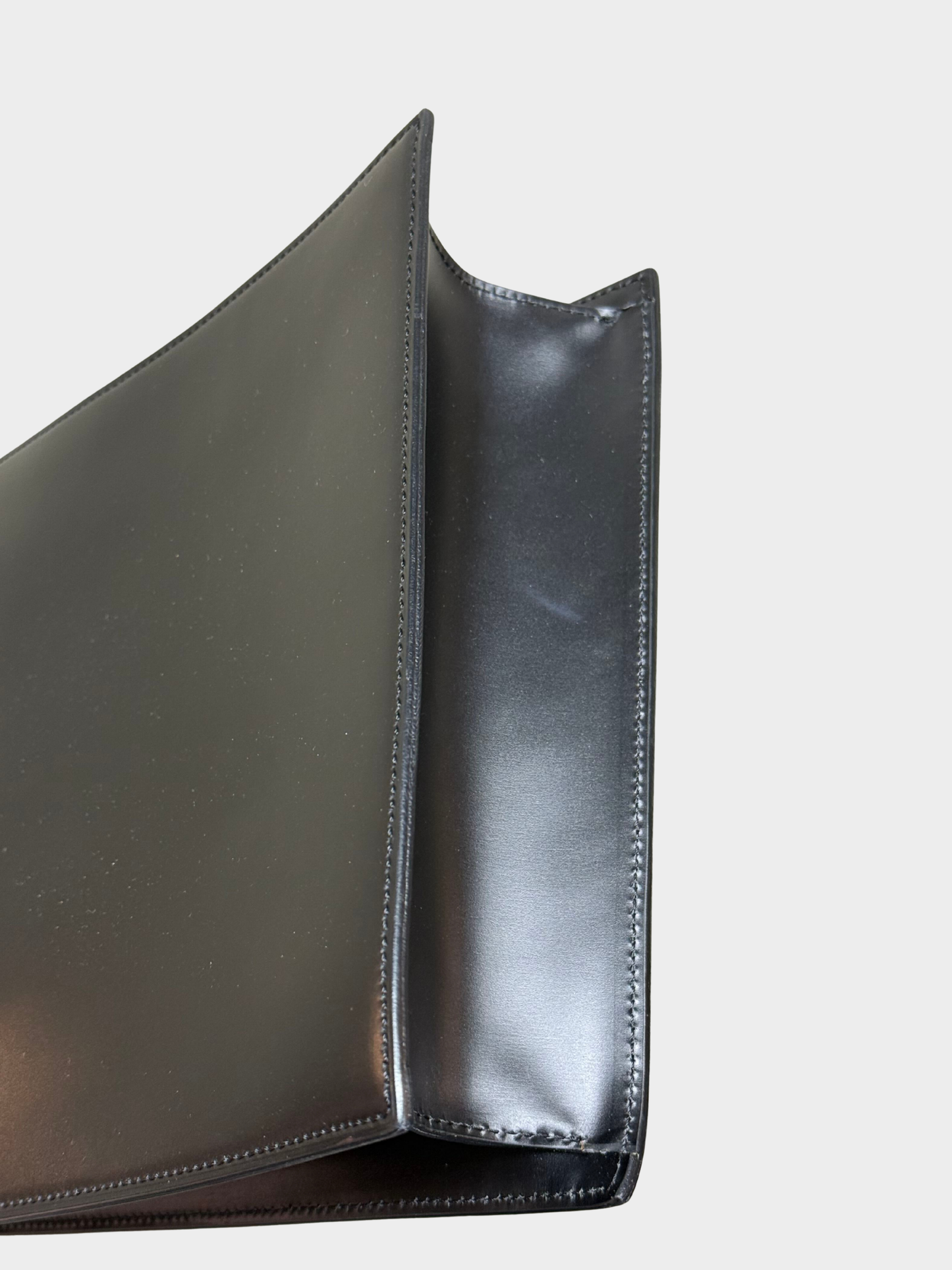 Cartier 1990s Black Leather Panthère Tote Bag