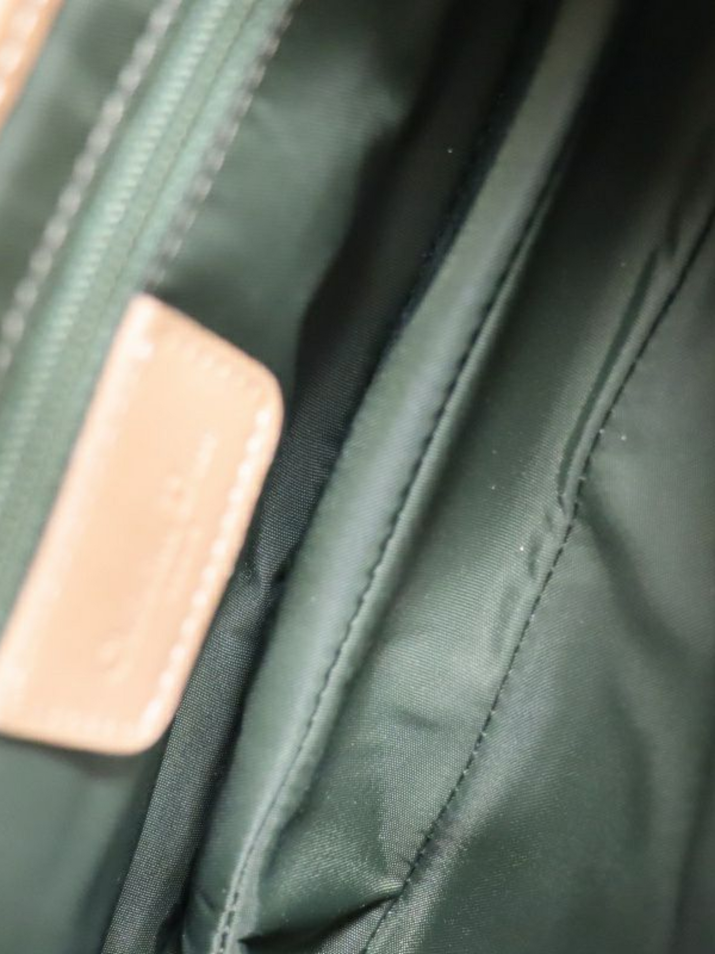 Christian Dior 2000s Khaki Green Trotter Canvas Saddle Bag