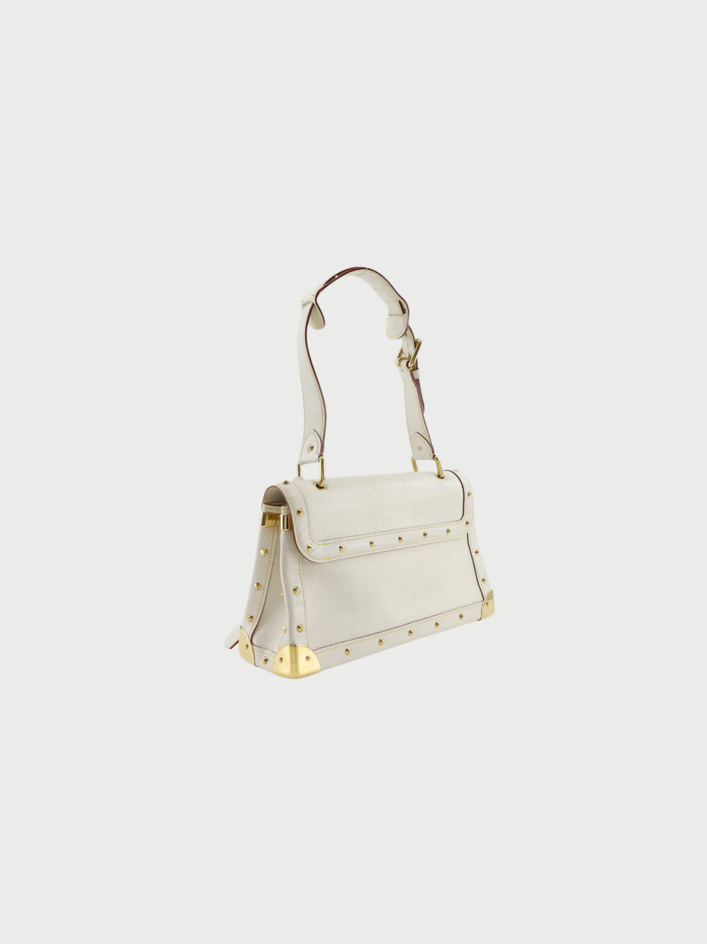 Louis Vuitton 2004 White Suhali Goatskin Leather Talenteu Shoulder Bag