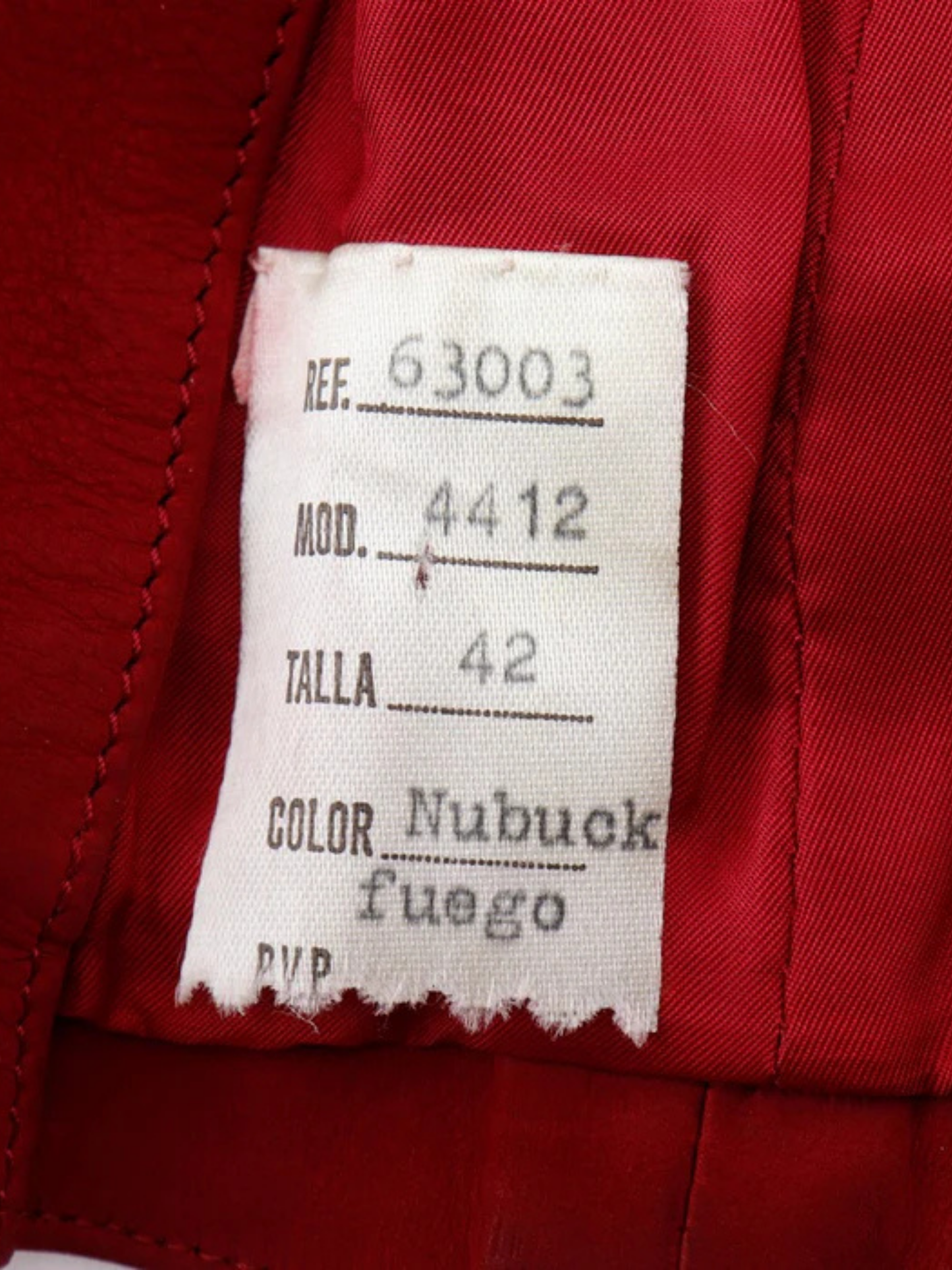 Loewe 1980 Red Leather Tailored Jacket