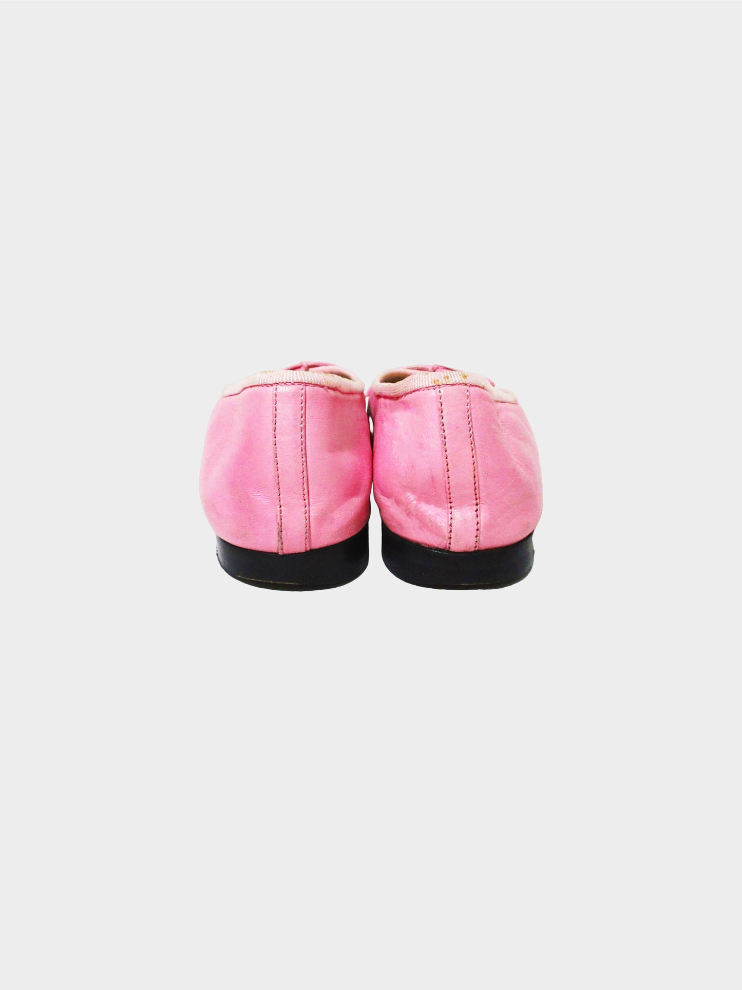Chanel 2000s Black and Pink Two-toned Ballerina Flats