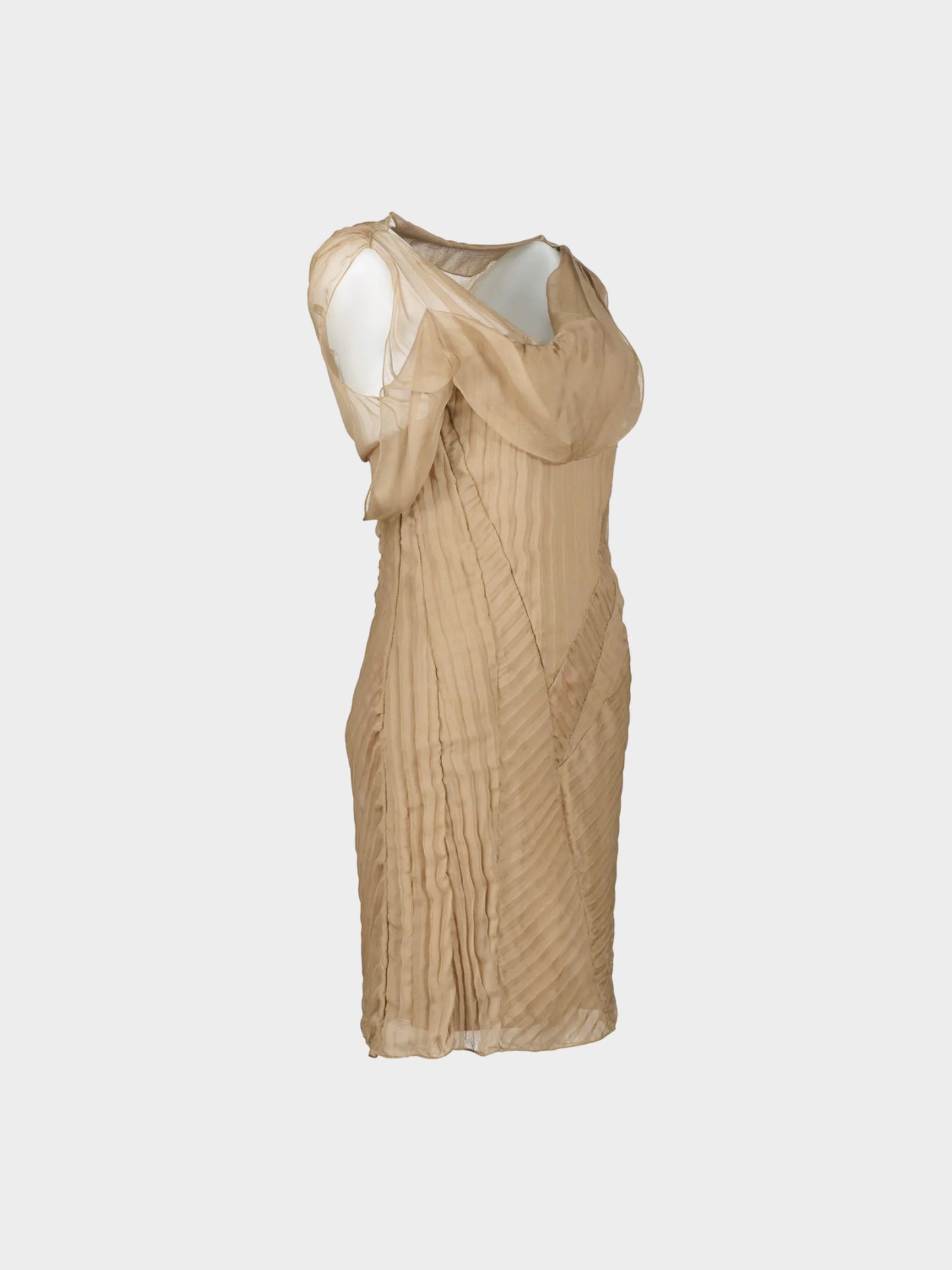 Christian Dior by John Galliano Cruise 2007 Deconstructed Silk Dress