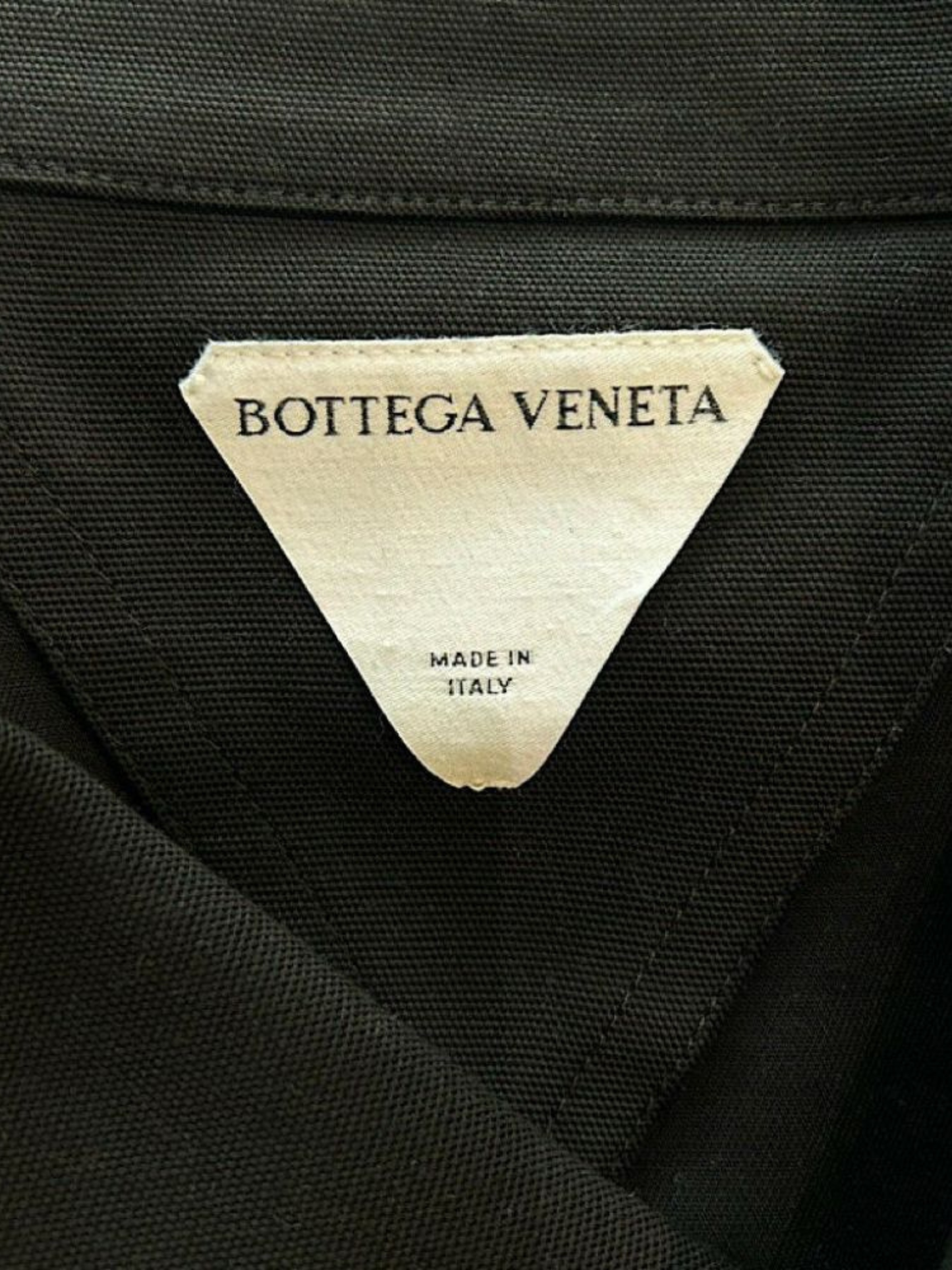 Bottega Veneta 2000s Black Cotton Short Jacket