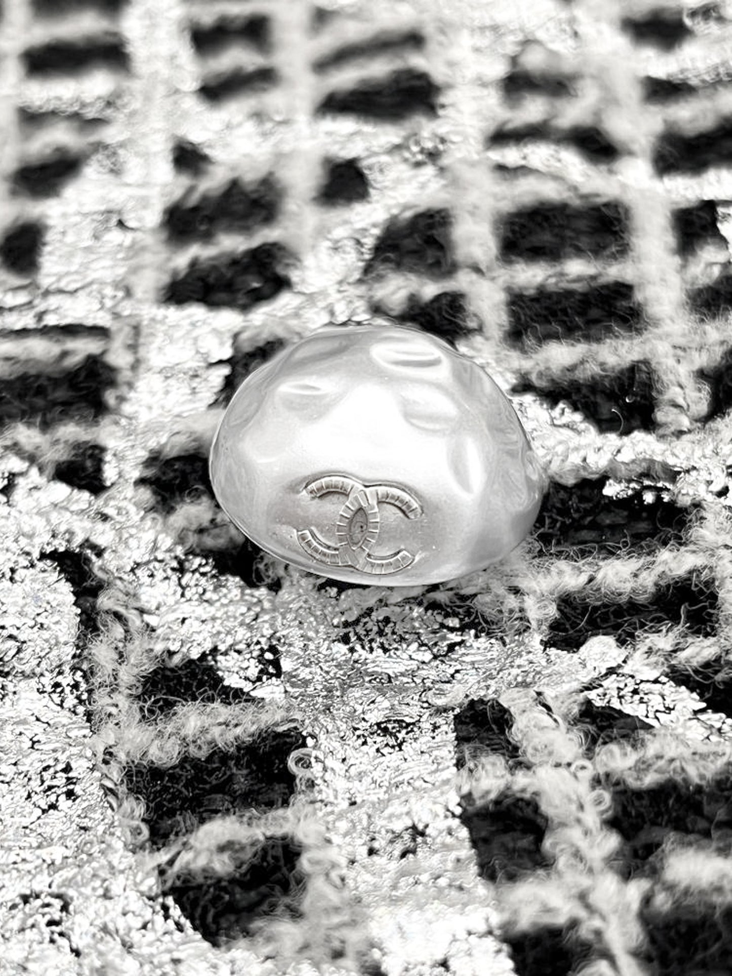 Chanel SS 2012 Silver and Black Tweed Jacket