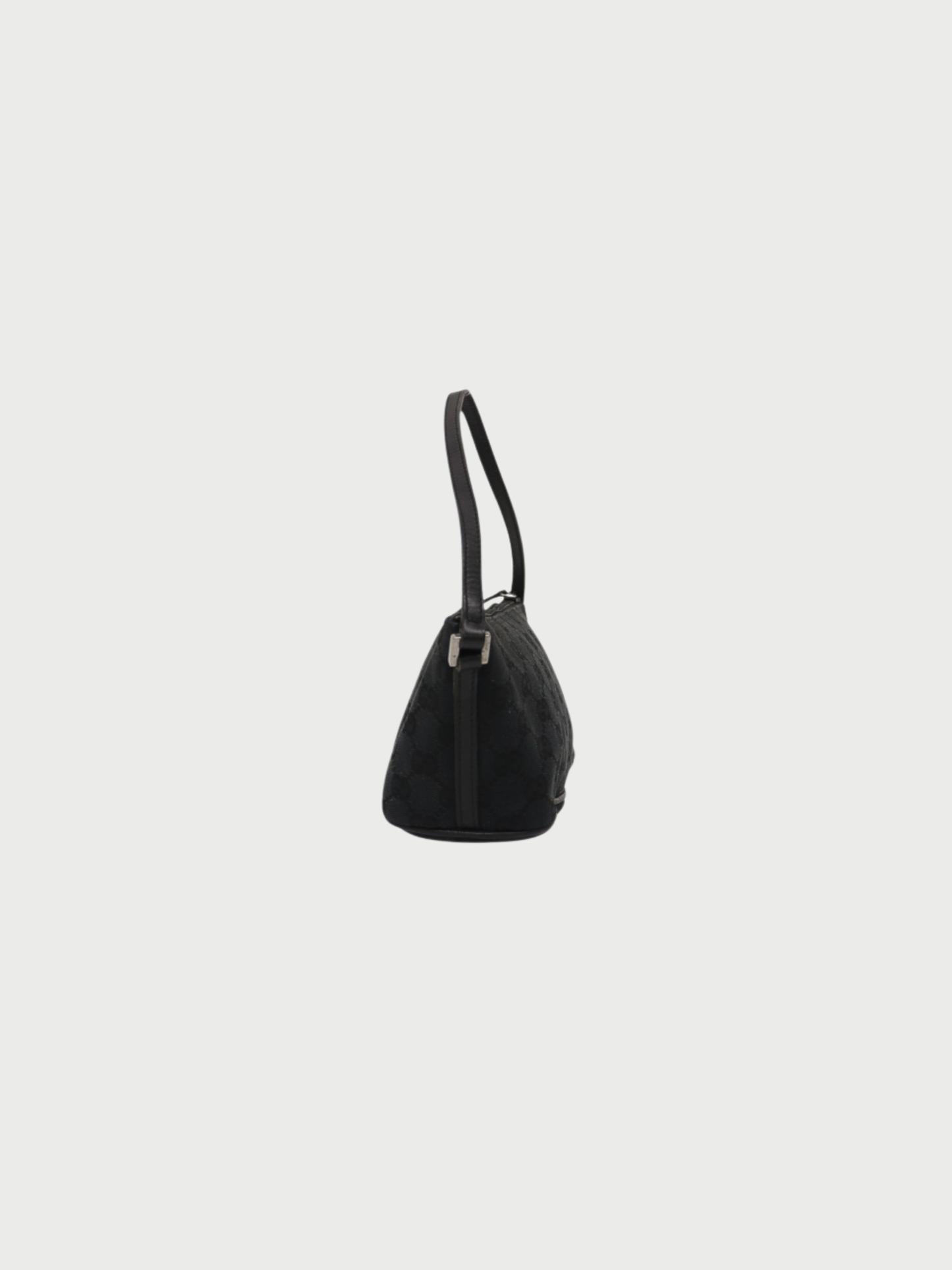 Gucci 2000s Black GG Canvas Mini Handbag
