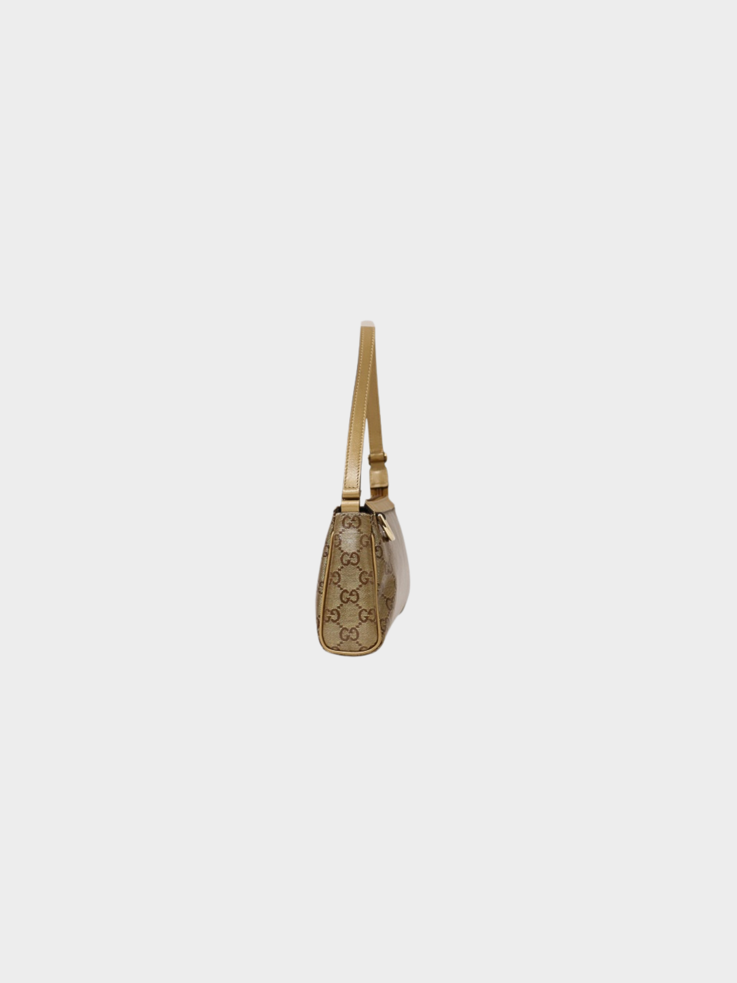 Gucci 2000s Gold GG Abbey Shoulder Bag