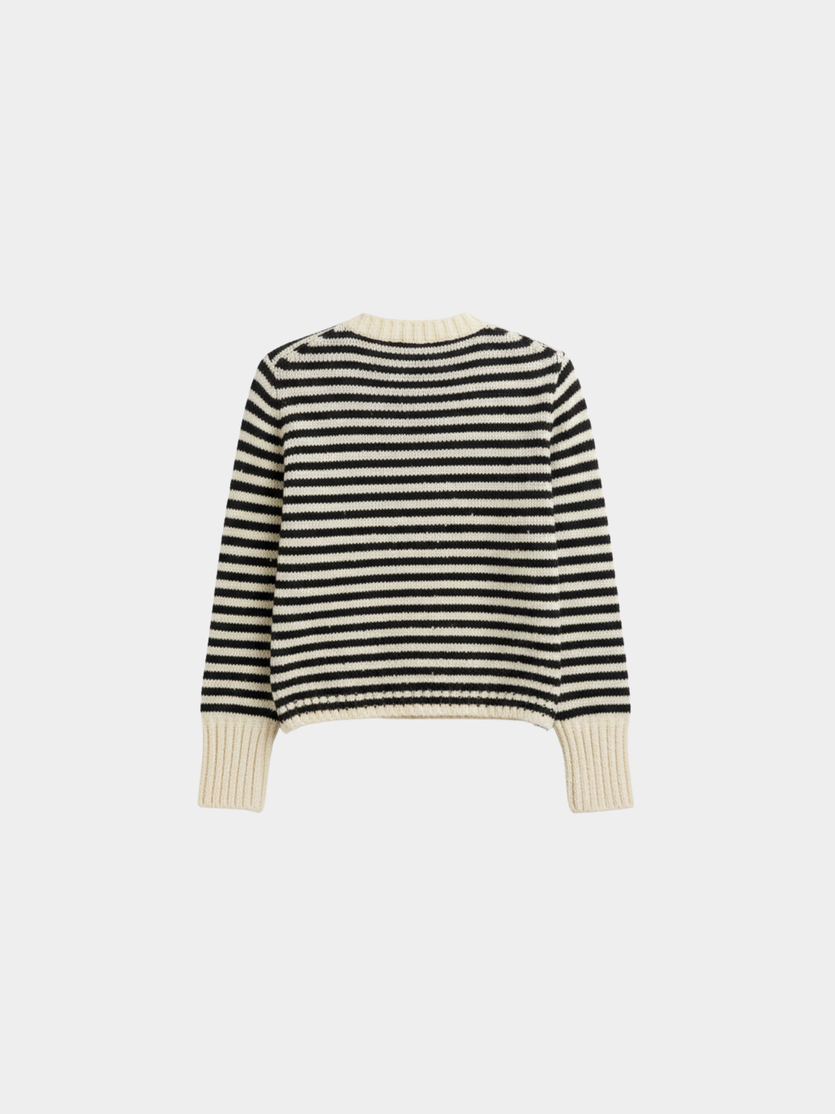 Christian Dior 2010s White Black Wool Mohair Cotton Cardigan