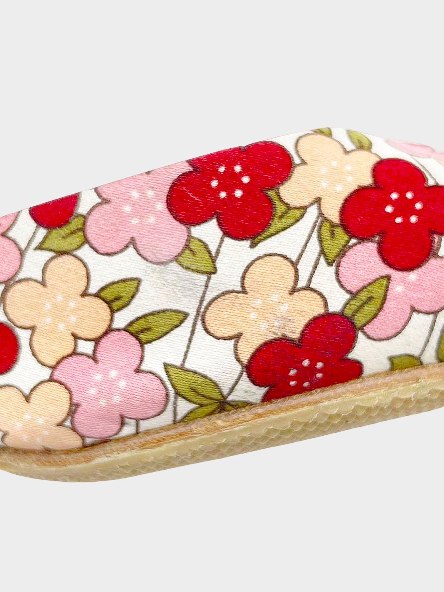 Louis Vuitton 2008 Floral and Stripe Pattern Slingback Heels