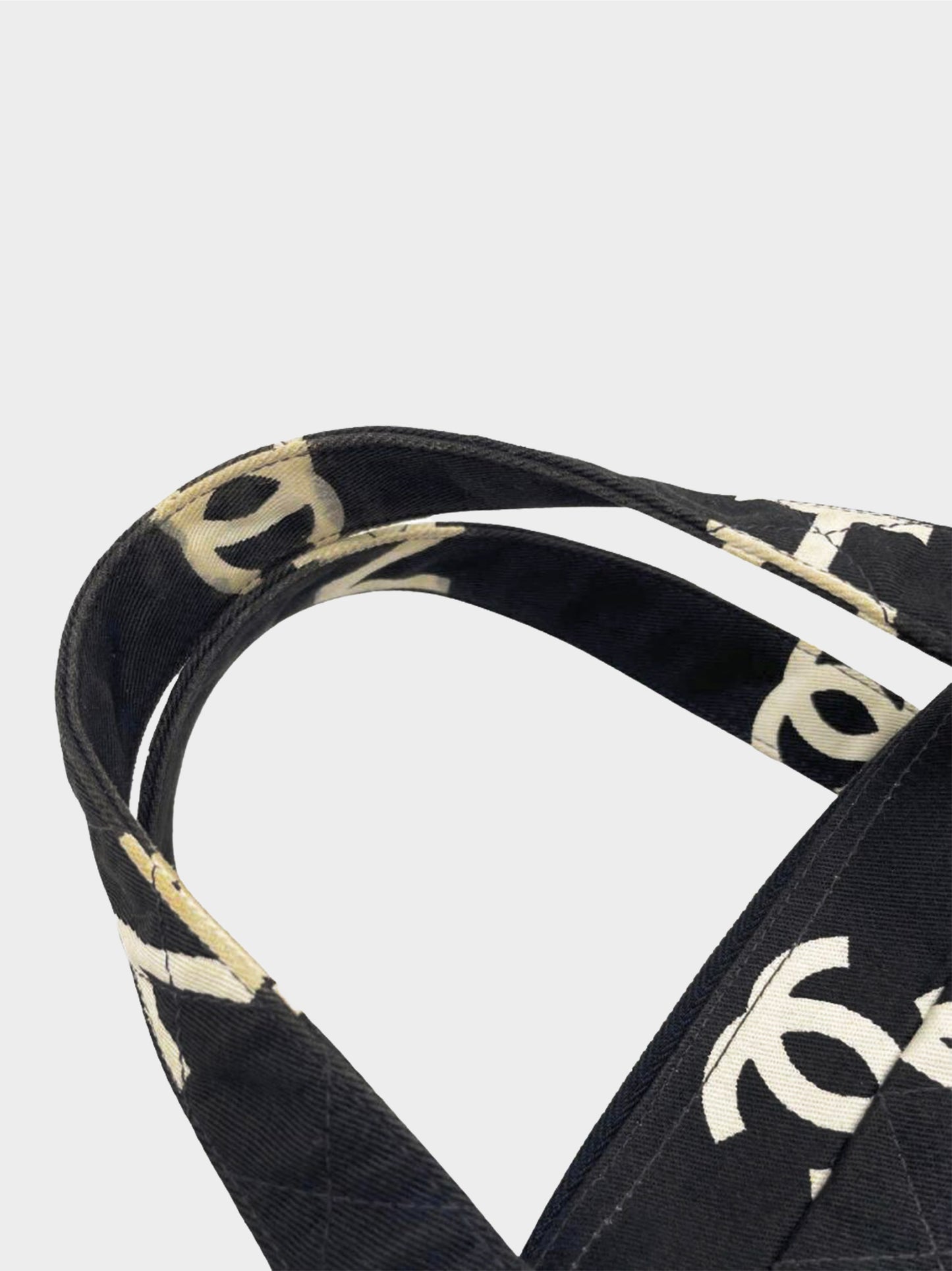 Chanel 1996-1997 COCO Logo Canvas Handbag